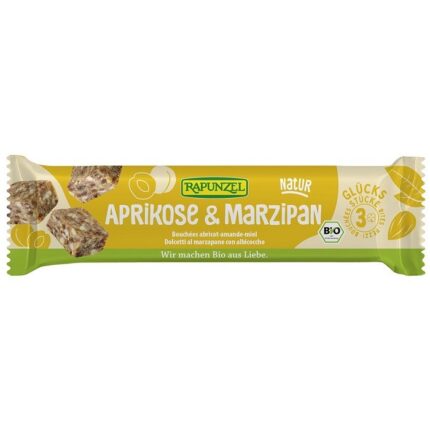 Baton cu martipan si caise bio 40g Rapunzel