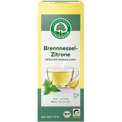 Ceai de urzica si lamaie bio 20 plicuri Lebensbaum