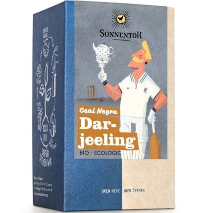 Ceai negru Darjeeling bio 18 plicuri Sonnentor