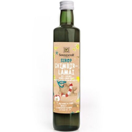 Sirop de ghimbir si lamaie bio, fara zahar 500ml Sonnentor
