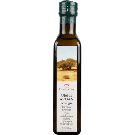 Ulei de argan bio, presat la rece 250ml Longevita