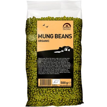 Fasole Mung boabe bio 500g Smart Organic