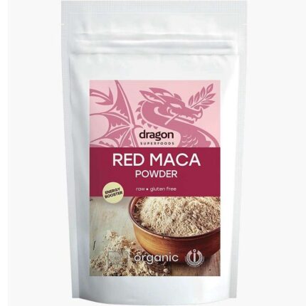 Maca rosie pudra bio, raw fara gluten 100g Dragon Superfoods