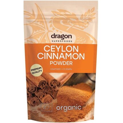 Scortisoara Ceylon pudra bio premium 150g Dragon Superfoods