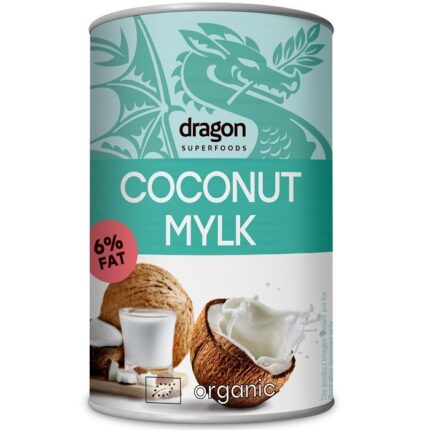 Bautura de cocos bio cu continut redus de grasimi 400ml Dragon Superfood