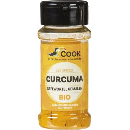 Turmeric pudra bio, fara gluten 35g Cook