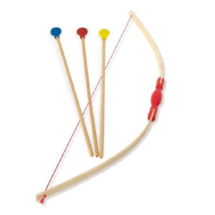 Arc cu sageti din lemn cu ventuza Vilac, de la 5 ani.