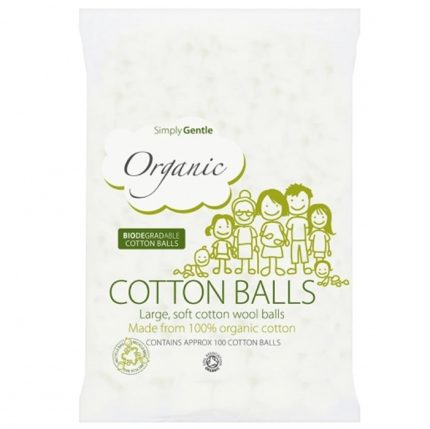 Bile de vata din bumbac organic 100 bucati Macdonald & Taylor