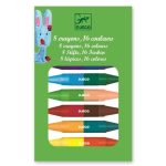 Creioane de colorat duble Djeco, 8 creioane 16 culori