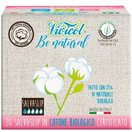 Protej slip ultra subtire din bumbac bio, hipoalergenic 20 buc Vivicot