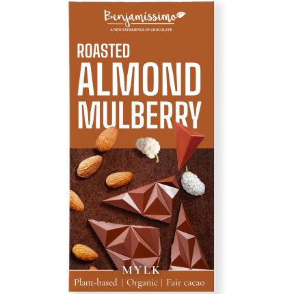 Ciocolata cu migdale si dude bio 60g Benjamissimo