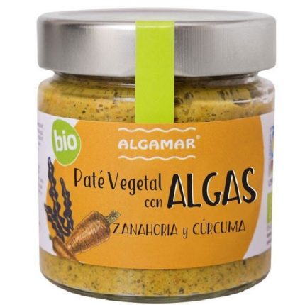 Crema tartinabila cu alge, morcovi si turmeric bio 180g Algamar
