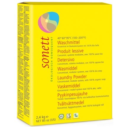 Detergent ecologic praf pt rufe 2.4 kg Sonett
