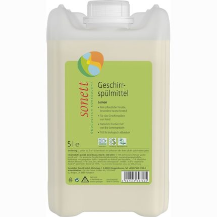 Detergent ecologic pt vase cu lamaie 5 L Sonett