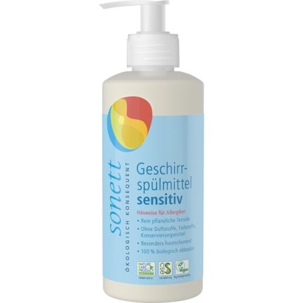 Detergent ecologic pt vase neutru, fara parfum 300 ml Sonett