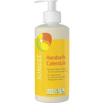 Sapun lichid - gel de dus ecologic cu Galbenele 300ml Sonett