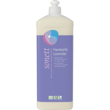 Sapun lichid - gel de dus ecologic cu Lavanda 1L Sonett