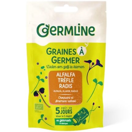 Mix alfalfa, trifoi, ridiche bio pentru germinat 150g Germline