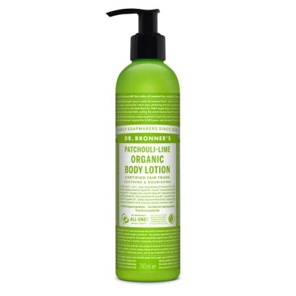 Lotiune de corp bio cu patchouli si lime 237ml Dr Bronner