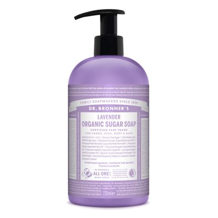 Sapun lichid organic cu pudra shikakai si lavanda 710ml Dr Bronner