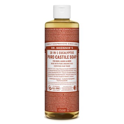Sapun lichid de Castilia cu eucalipt, organic 475ml Dr Bronner