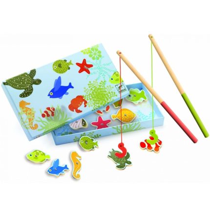 Joc magnetic de pescuit Fishing tropic Djeco, de la 2 ani