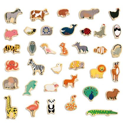 Joc cu magneti Animale din intreaga lume Djeco, de la 2 ani