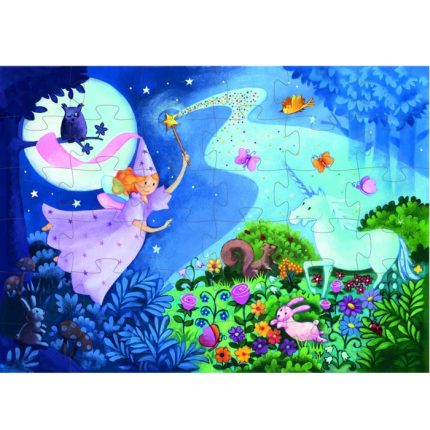 Puzzle Zana si Unicornul Djeco, de la 4 ani
