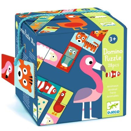 Domino Animo Puzzle Djeco, de la 3 ani