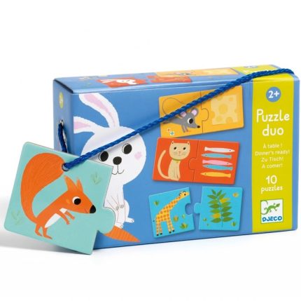 Puzzle Duo la masa Djeco, de la 2 ani