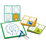 Deseneaza pas cu pas animale Djeco, de la 3 ani