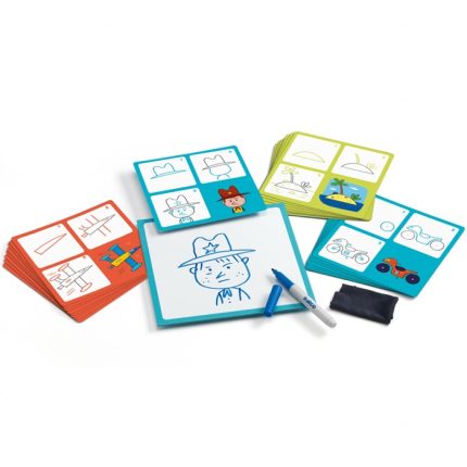 Deseneaza pas cu pas (pentru baieti) Djeco, de la 3 ani