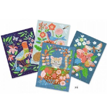 Atelier creativ de desenat Djeco, In gradina, de la 7 ani