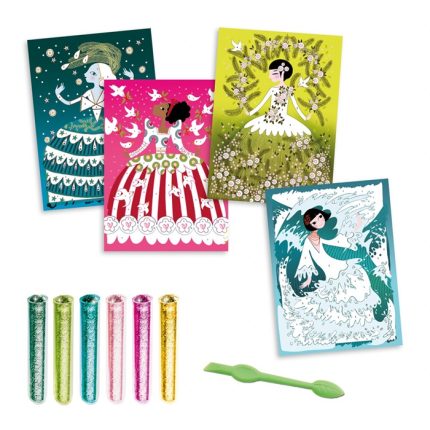 Joc creativ cu sclipici Zane Djeco, de la 6 ani