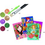 Joc creativ cu sclipici Parfumul Florilor Djeco, de la 6 ani