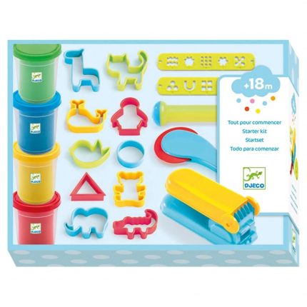 Set modelaj cu plastilina Culori de baza Djeco, de la 18 luni