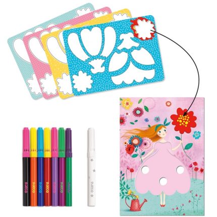 Atelier de desen Rochii frumoase Djeco, de la 3 ani