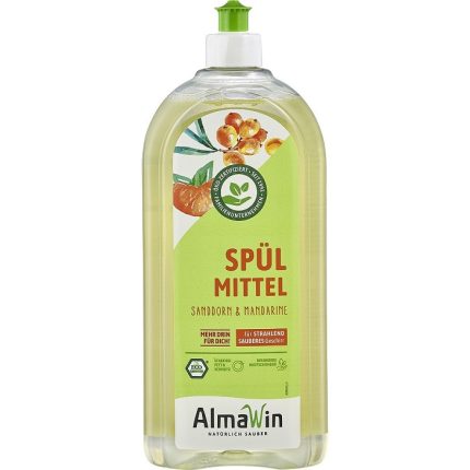 Detergent de vase concentrat cu catina si mandarine bio 1 L AlmaWin