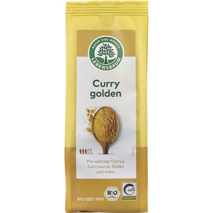 Curry auriu pentru orez, legume si carne bio 50g Lebensbaum