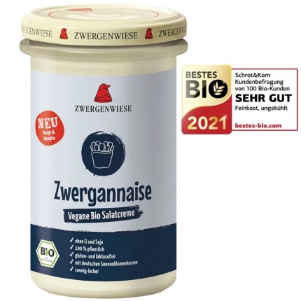 Crema vegana pentru salata bio, fara gluten 230ml Zwergenwiese