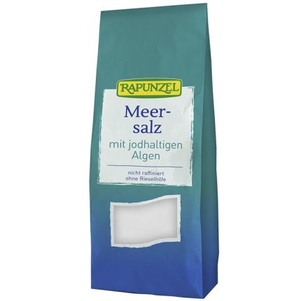 Sare de mare iodata natural cu alge bio 500g Rapunzel