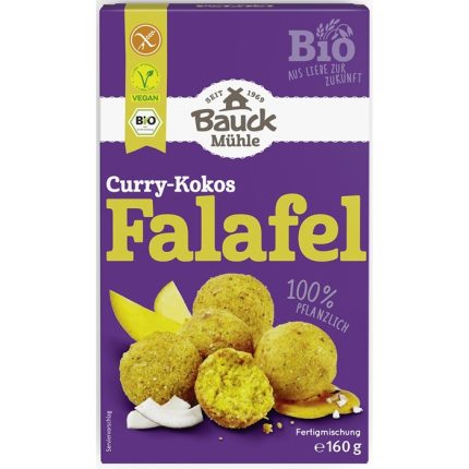 Mix pentru falafel bio curry si cocos, fara gluten 160g Bauckhof