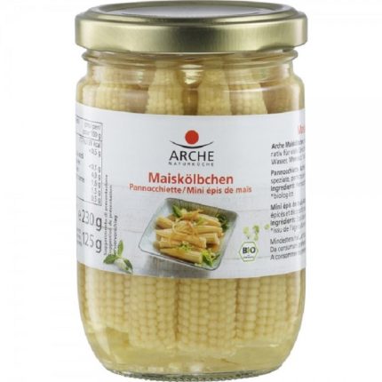 Mini porumb in saramura bio 230g Arche