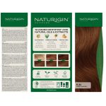Vopsea de par naturala, permanenta 6.34 Blond Mediu Aramiu 115ml Naturigin