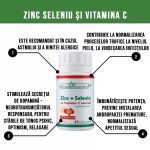Zinc, seleniu si vitamina C naturala, imunitate puternica 90 capsule Health Nutrition