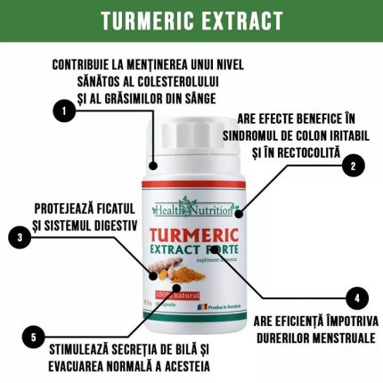 Turmeric extract forte curcuma longa 60 capsule Health Nutrition