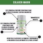 Colagen marin Forte + Vitamina B3 + Vitamina C 60 tablete Health Nutrition