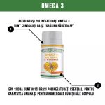 Omega 3 ulei de peste 500 mg + Vitamina E 5mg, 60 capsule moi Health Nutrition