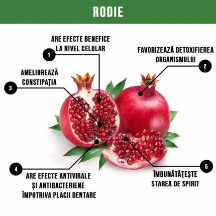 Suc de Rodie 100% Pur bio, fara zahar 500ml Health Nutrition