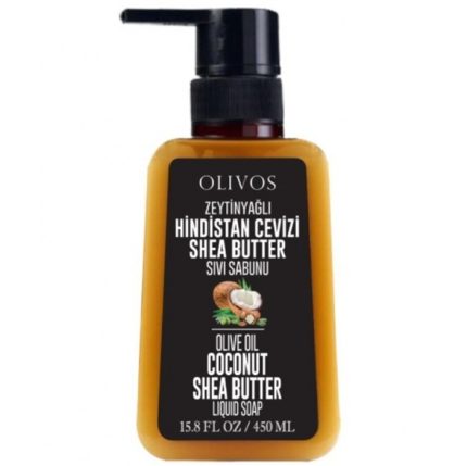 Sapun lichid cu ulei de masline, cocos si unt de shea Olivos